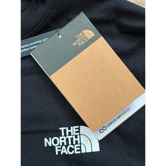 The North Face Womens Box NSE T Shirt Black Short Sleeve Crew Neck, Size S, NWT - Picture 4 of 8